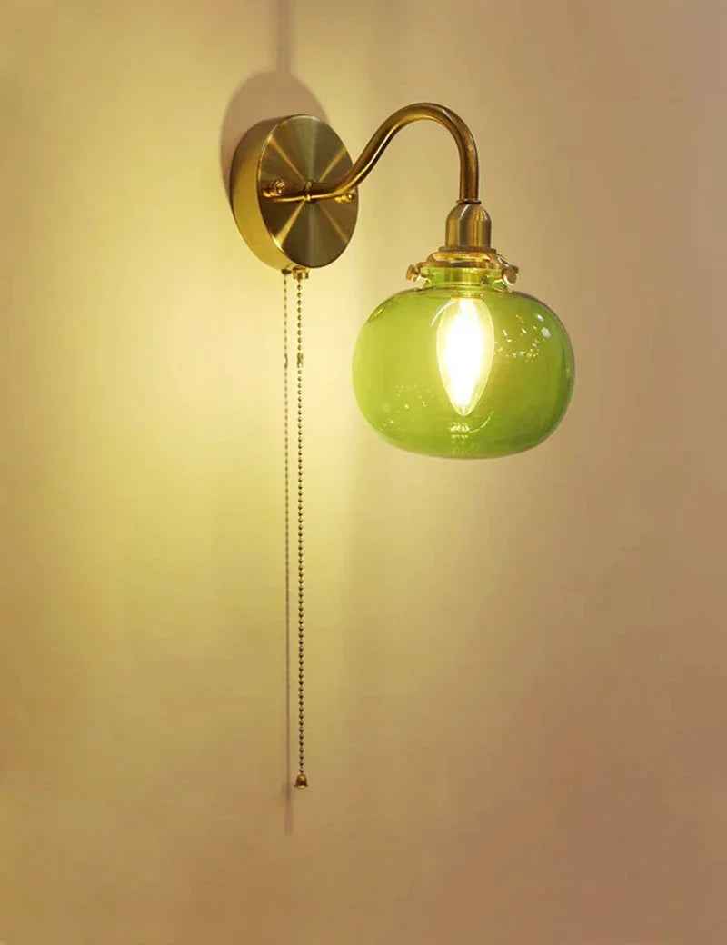 DecorBites™ Glass Decor Wall Sconce Lamp Lighting for Bedroom Living Room