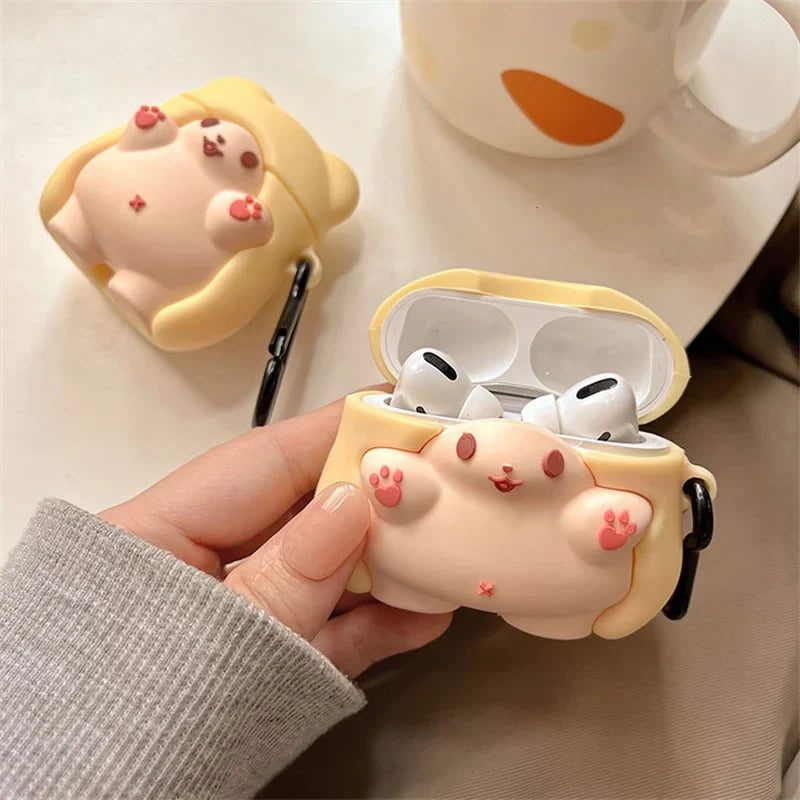 Cute Hedgehog AirPods Case