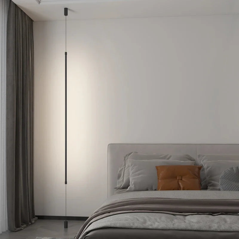 DecorBites™ Black 120cm LED Floor Lamp Modern Home Lighting for Living Room Bedroom Dining