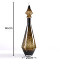 DecorBites™ Leopard Print Glass Vase: Creative Flower Arrangement for Aesthetic Room Decor