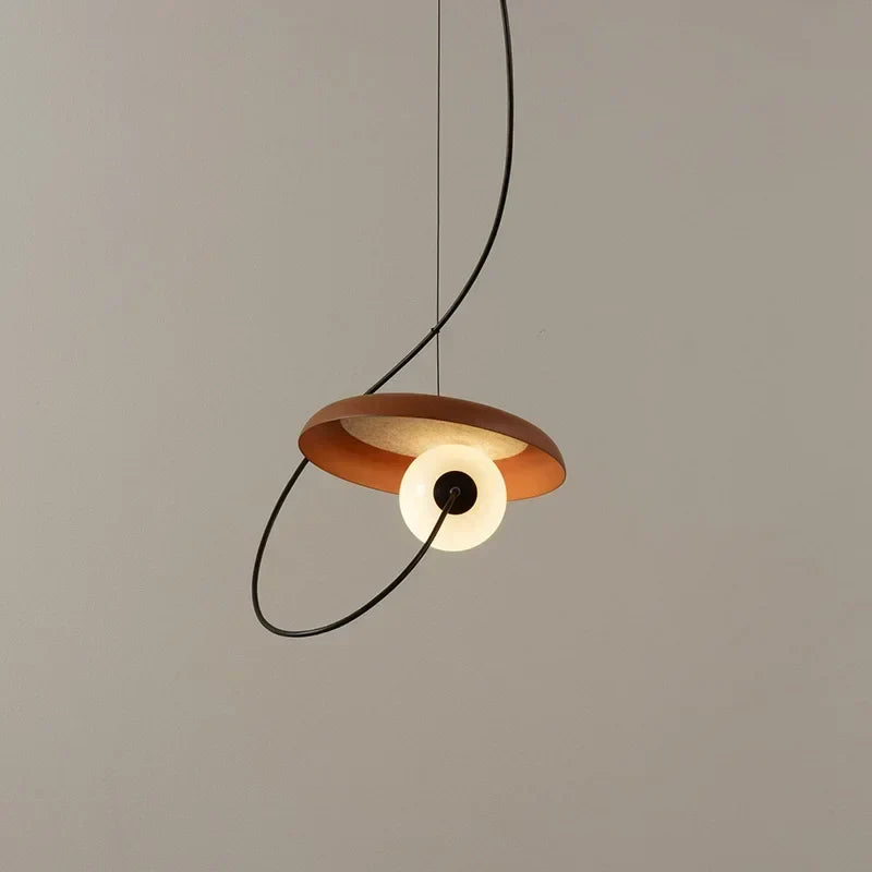 DecorBites™ Grid LED Pendant Light: Modern Nordic Chandelier for Home Decor and Restaurant