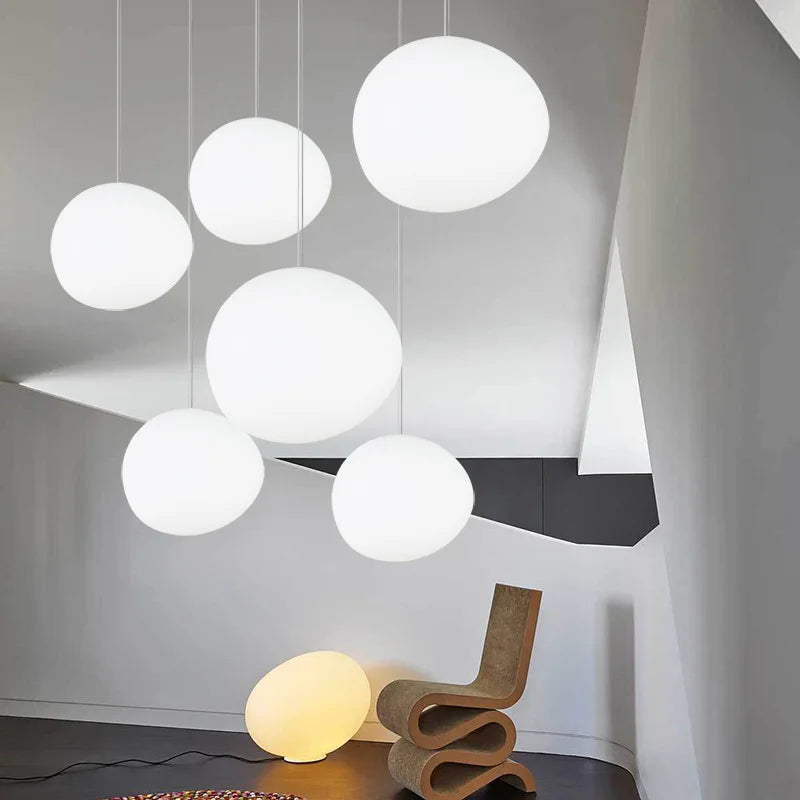 DecorBites™ Cobblestone Wall Lamp: Simple Italian Design for Living Room, Bedroom & Study