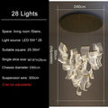 DecorBites™ LED Modern Ceiling Chandelier for Living Room Staircase Restaurant Attic Home