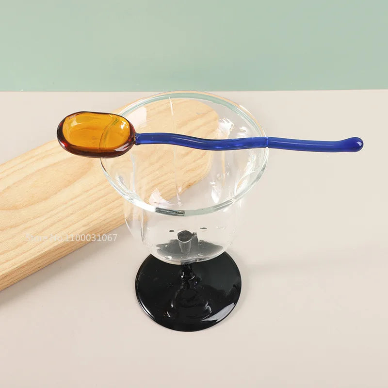 DecorBites™ Glass Dessert Spoon Set
