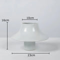 DecorBites™ Ceramic Vase: Elegant Flower Arrangement for Desktop Decor Aesthetic