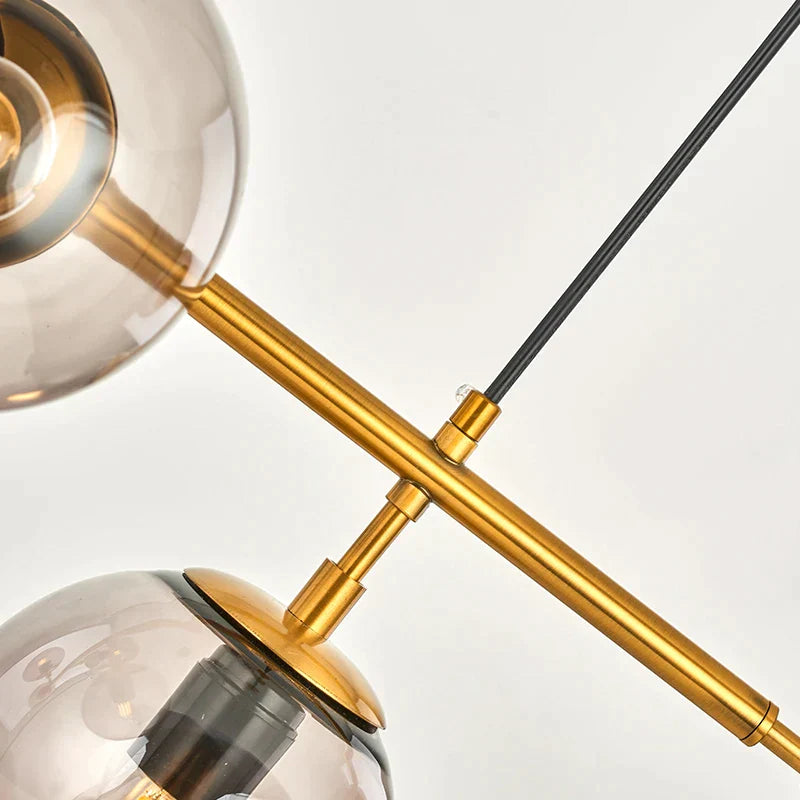 DecorBites™ Glass Ball Pendant Chandelier: Modern Nordic Art Ceiling Lighting for Dining Room & LOFT