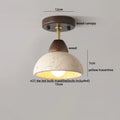 DecorBites™ LED Ceiling Lamp Yellow Travertine - Nordic Acrylic Light for Living Room