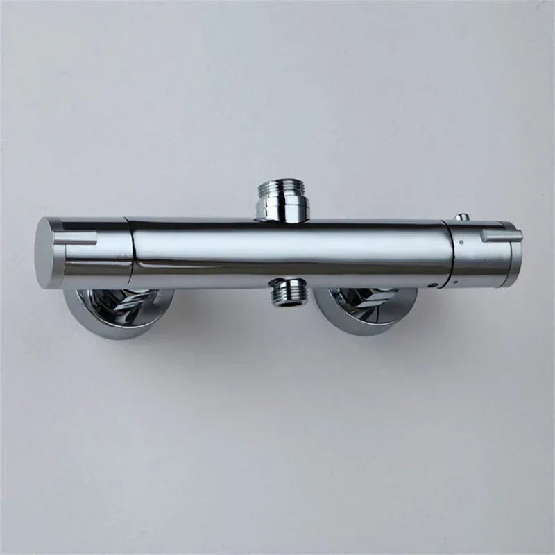 DecorBites™ Brass Thermostatic Shower Faucet Mixer Valve for Intelligent Bathtub