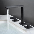 DecorBites™ Brushed Gold Waterfall Basin Faucet - Antique Brass Bathroom Sink Faucet