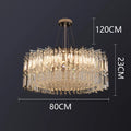 DecorBites™ Crystal Chandelier, Luxury Living Room & Bedroom Pendant Light
