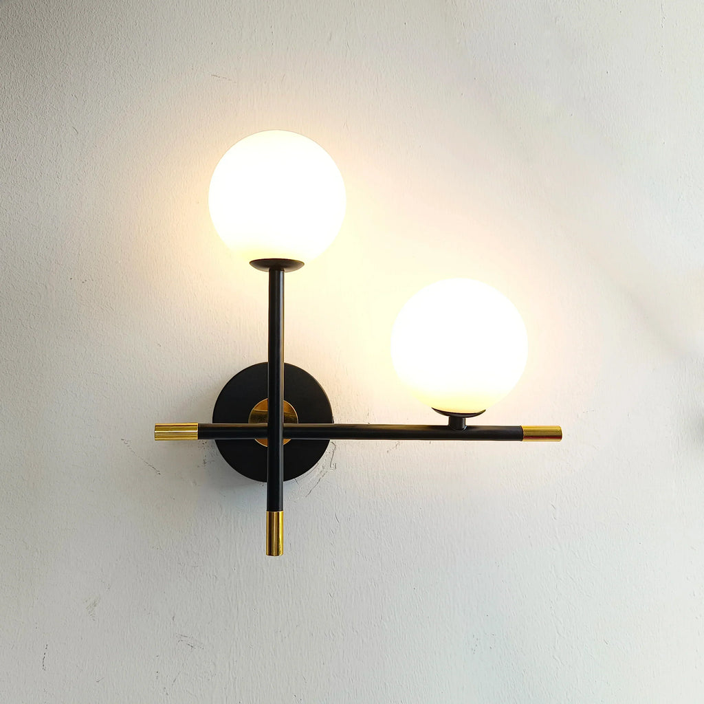 DecorBites™ LED Glass Ball Wall Lamp Modern Living Bedroom Lighting Fixture
