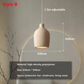 DecorBites™ Cement Chandelier Light: Designer Home Decor for Living Room, Bedroom, and Bar