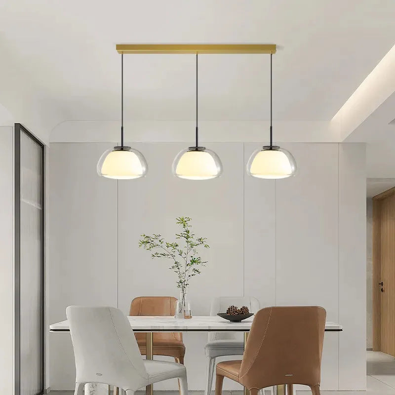 DecorBites™ Glass Jelly Pendant Lamp - Minimalist Luxury Design for Home Living Room