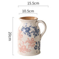 DecorBites™ Blue & White Ceramic Vase, Chinese-style Handcrafted Flower Vase - Home Decoration