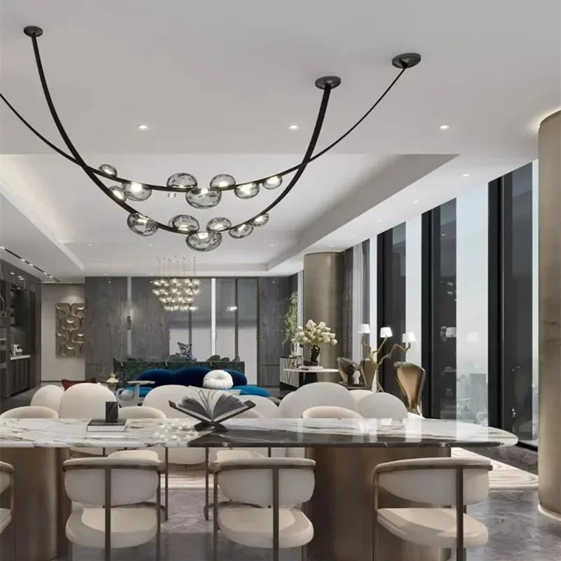DecorBites™ Leather Pendant Lights for Home Decor Chandelier Lighting Fixture