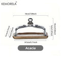 DecorBites™ Cake Dessert Wood Plate with Glass Dust Cover | Elegant Serving Dish for Various Treats