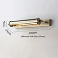 DecorBites™ Bronze Bathroom Wall Lamp with Replaceable E14 Bulb for Mirror Headlight