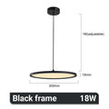 DecorBites™ Aluminum Pendant Light: Round LED Ceiling Lamp for Home, Hotel, Restaurant, Bar