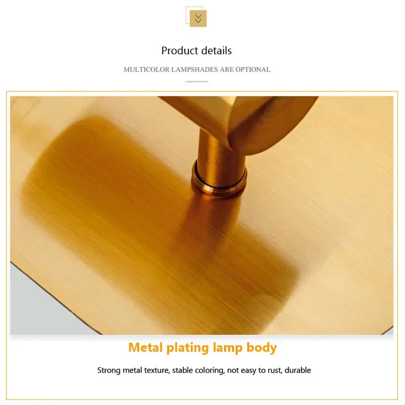 DecorBites™ Contemporary Gold LED Wall Lamp for Luxurious Home Lighting