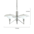 DecorBites™ Lotus Glass Chandelier PH Pendant Light Classic Nordic Dining Room Bedroom Lamp
