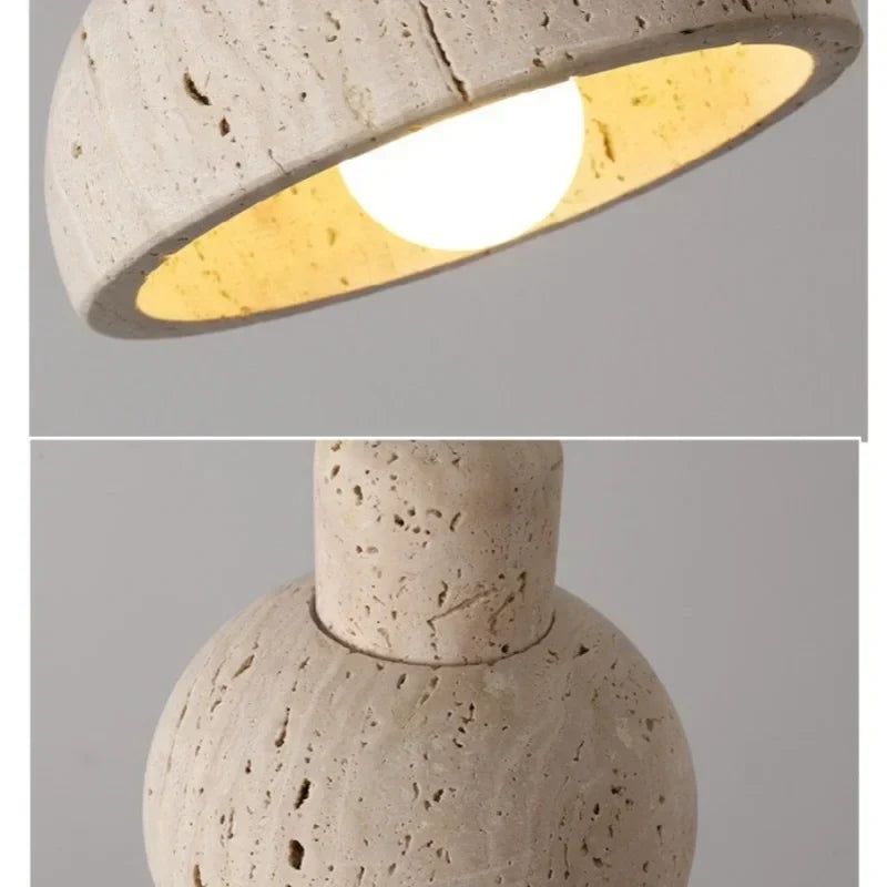 DecorBites™ Cave Stone LED Pendant Lamp - Nordic Modern Hanging Light