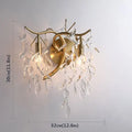 DecorBites™ Crystal Chandelier: Modern Luxury LED Branch Lighting for Living Room & Bedroom