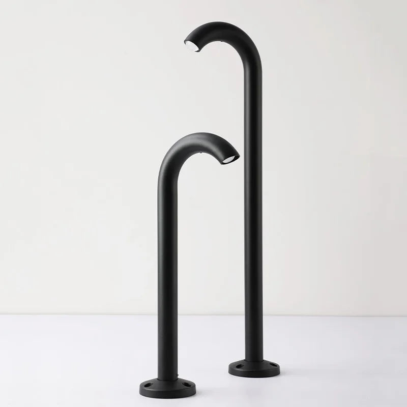 DecorBites™ LED Outdoor Aluminum Pillar Courtyard Garden Bollard Light for Modern Landscape Lighting