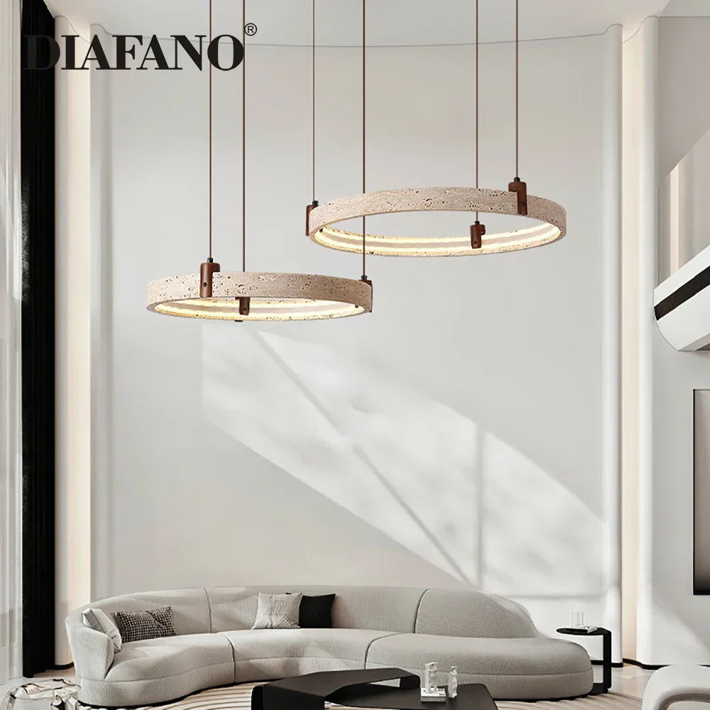 DecorBites™ Cave Stone Chandelier Pendant Light - Luxury Nordic Living Room Fixture