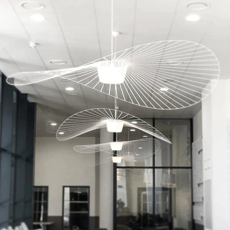 DecorBites™ Industrial Art Hat LED Chandelier for Living Dining Room Pendant Lights