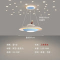 DecorBites™ Cartoon Astronaut Chandelier UFO Ceiling Lamp for Kids Girl Boy Bedroom
