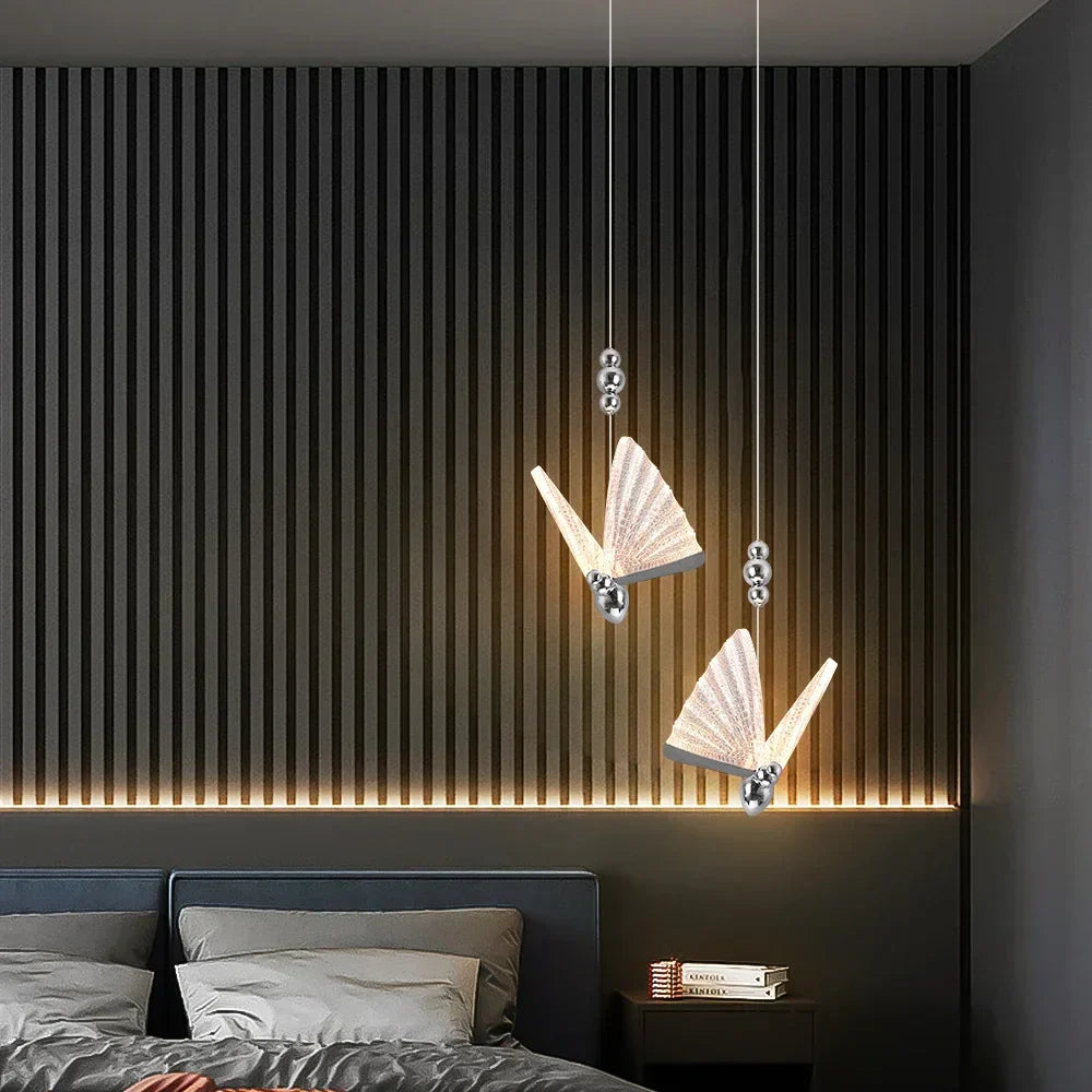 DecorBites™ Butterfly LED Chandelier Pendant Light for Modern Living and Dining Spaces