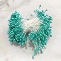 DecorBites™ Blue Flower Cherry Stamen Berries Bundle for DIY Christmas Wedding Decor
