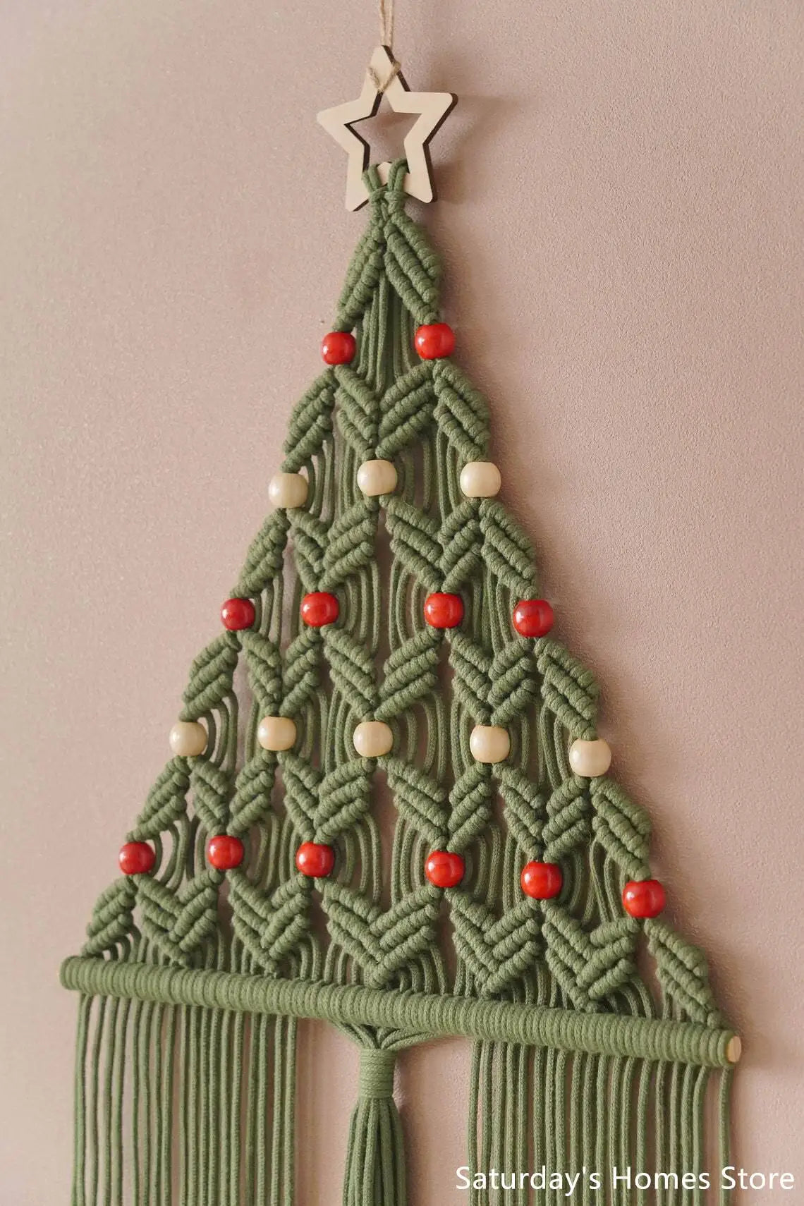 DecorBites™ Boho Christmas Tree Wall Tapestry