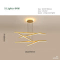 DecorBites™ Luminous Ceiling Plate Chandelier: Modern Aluminum LED Light for Living Room Dining Table