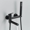 DecorBites™ Black Wall Mounted Waterfall Bathtub Faucet for Embedded In-wall Tub Shower System