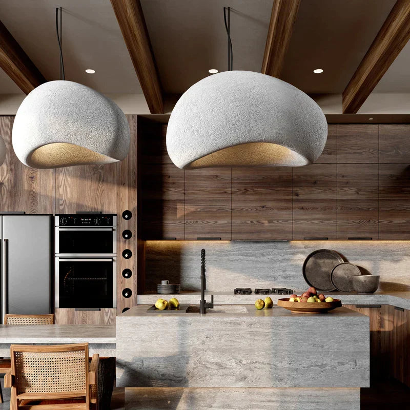 DecorBites™ Handmade Wabi Sabi LED Chandelier Modern Bedroom Lighting Pendant Lamp