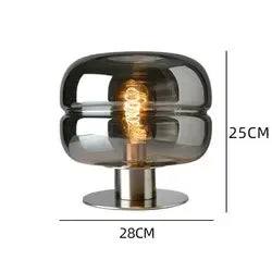 DecorBites™ Elegant Bedroom Table Lamp - Modern Minimalist Scandinavian Design