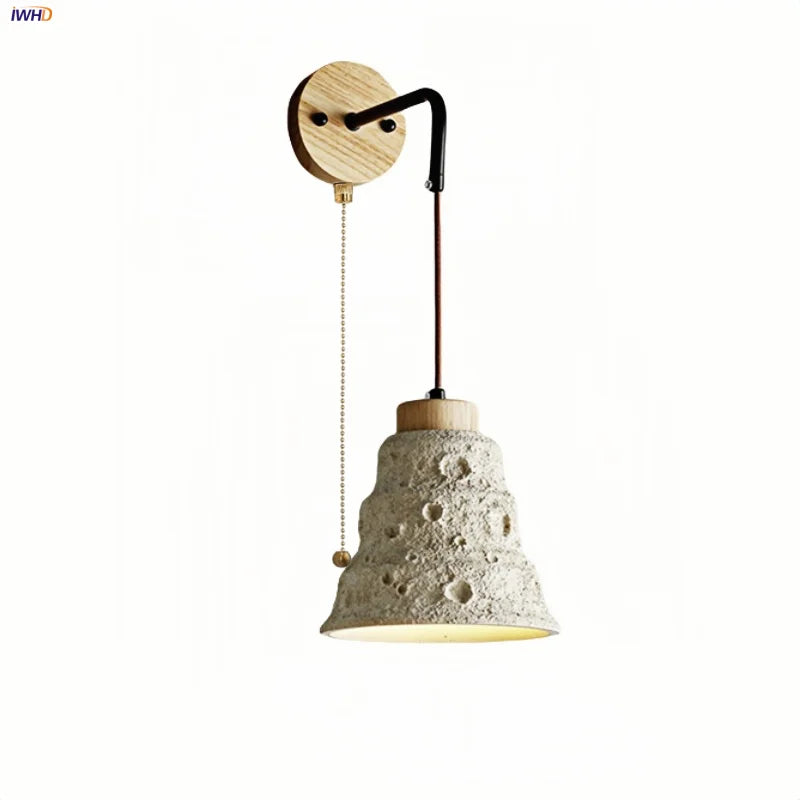DecorBites™ Cement LED Wall Lamp Sconce Nordic Modern Home Decor for Bedroom Hallway