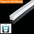 DecorBites™ Black Silicone Tube LED Neon Light for Outdoor Flexible Strip Lights
