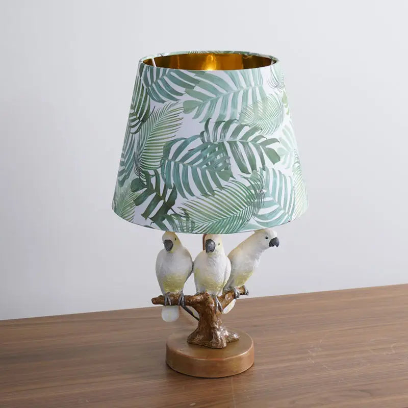 DecorBites™ Cartoon Parrot Desk Lamp: Creative Bird Night Light for Children's Room and Study