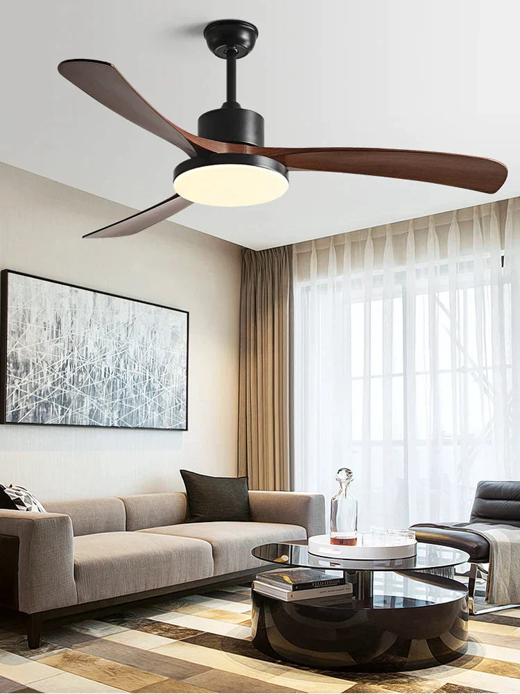 DecorBites™ 56 Inch 3-Leaf Fan Light with Remote Control for Modern Restaurant Settings