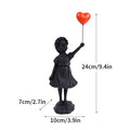 DecorBites™ Banksy Girl Balloon Sculpture Figure for Modern Interior Decor