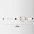 DecorBites™ Luna Glass Tube Chandelier for Kitchen Dining Staircase LED Pendant Lamp