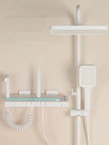 DecorBites™ Brass Shower Faucet Set with Intelligent Atmosphere Light and Pressurized System