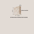 DecorBites™ Black Iron LED Wall Light Fixture Coffee Nordic Wood Switch Bedside Lamp