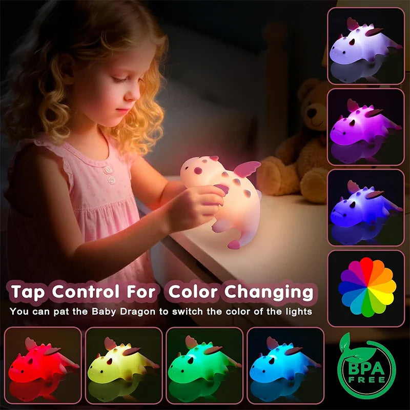 Cute Baby Dragon Night Light