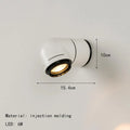 DecorBites™ LED Wall Light White Red PVC 4000K Modern Sconce for Bedroom Living Room
