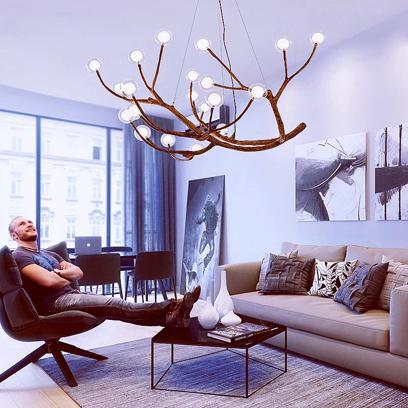 DecorBites™ Glass Bubble LED Pendant Light for Stylish Home Decor and Lighting Fixtures