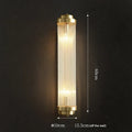 DecorBites™ Crystal LED Wall Sconce: Luxury Nordic Glass Luminaire for Staircase & Bedroom