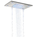 DecorBites™ LED Rain Waterfall Shower Head with Remote Control and Color-changing LED - 50*35CM Square